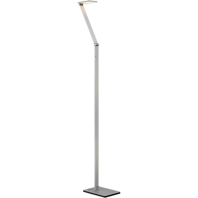 Possini Euro Design Bentley Modern Task Floor Lamp 61" Tall Silver LED Touch On Off Adjustable Head For Living Room Reading Bedroom Office House Home 6 Possini Euro Design Bentley Modern Task Floor Lamp 61" Tall Silver LED Touch On Off Adjustable Head For Living Room Reading Bedroom Office House Home - Image 6