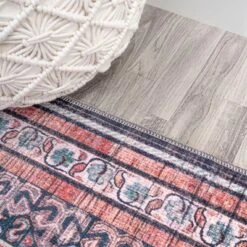 Dalyan Geometric Medallions Washable Area Rug - JONATHAN Y -Adesso Store GUEST 46607f24 d1b0 4931 bf0e cb06936f8c39