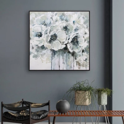 35" X 35" Quiet Moments By Carol Robinson Wrapped Framed Wall Art Canvas Painting - Fine Art Canvas 1 35" X 35" Quiet Moments By Carol Robinson Wrapped Framed Wall Art Canvas Painting - Fine Art Canvas