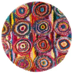Kindra Circles Shaggy Area Rug - NuLOOM -Adesso Store GUEST 48f8e483 d22a 4165 b55f cd5f083b78a3
