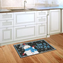 Briarwood Lane Jolly Winter Snowman Doormat Primitive Let It Snow Indoor / Outdoor 30" X 18" -Adesso Store GUEST 4914fef2 263c 400a a8b2 67a0356b18f4