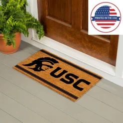 Evergreen University Of Southern California Logo Turf Mat, Brown- 28 X 16 Inches Indoor Outdoor Doormat -Adesso Store GUEST 499f510a f173 4229 b4b8 02cbad7b1624