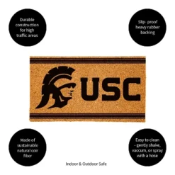 Evergreen University Of Southern California Logo Turf Mat, Brown- 28 X 16 Inches Indoor Outdoor Doormat -Adesso Store GUEST 49cf50ae d0c7 418c b412 b5905d05cf4e