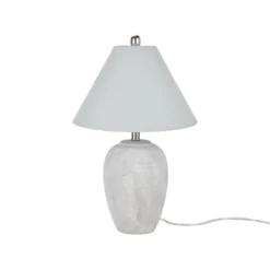 23" Unglazed Ceramic Jar Table Lamp - Nourison -Adesso Store GUEST 4d2ca7cb a462 49f0 9e38 6148274b8e62