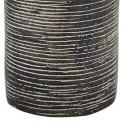 360 Lighting 24" High Mid Century Modern Farmhouse Rustic Table Lamps Set Of 2 Black Finish Oatmeal Shade Living Room Bedroom Bedside Nightstand House -Adesso Store GUEST 4dd2d810 6a4d 41eb a856 e191fb375f0e