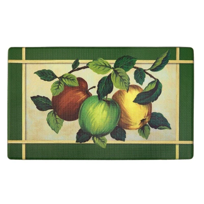 GoodGram Country Apple Orchard Plaid Memory Foam Anti-Fatigue Kitchen Floor Mat - 18 In. W X 30 In. L 1 GoodGram Country Apple Orchard Plaid Memory Foam Anti-Fatigue Kitchen Floor Mat - 18 In. W X 30 In. L