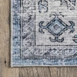 NuLOOM Eva Machine Washable Vintage Faded Medallion Area Rug -Adesso Store GUEST 4ef712e4 3924 4efe 9388 2a5a9fa3b741