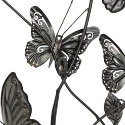 29" X 15" Iron Eclectic Butterfly Wall Décor - Olivia & May -Adesso Store GUEST 4f59e6dd 3bdb 4c78 bff5 e887f3b4516d
