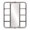 Ardine Decorative Wall Mirror Shelf Gray - ZM Home
