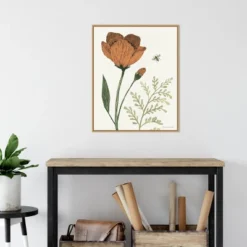 22" X 28" Springtime I Warm By Sara Zieve Miller Framed Canvas Wall Art Light Brown - Amanti Art -Adesso Store GUEST 5204fa98 16c2 4df2 8e63 18e87f984382