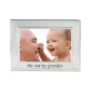 Lawrence Frames Me & My Grandpa Silver Plated 6x4 Picture Frame 506764