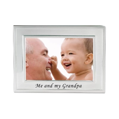 Lawrence Frames Me & My Grandpa Silver Plated 6x4 Picture Frame 506764 1 Lawrence Frames Me & My Grandpa Silver Plated 6x4 Picture Frame 506764