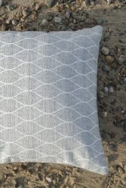 Summer Flora 20x20 Grey Outdoor Pillow - Anaya