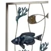 Set Of 2 Metal Fish Wall Decors Blue - Olivia & May