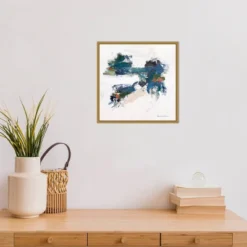 16" X 16" Outpouring By Suzanne McCourt Framed Canvas Wall Art Gold - Amanti Art -Adesso Store GUEST 532f3bf3 8eb4 45e3 a184 e45bd596c049