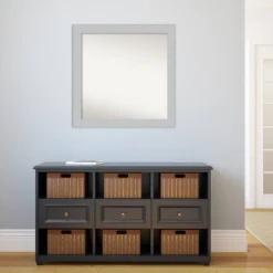 30" X 30" Non-Beveled Shiplap White Wood Wall Mirror - Amanti Art -Adesso Store GUEST 53e79904 e0f5 4f00 bb9f 643693b2fbc5