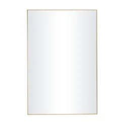Contemporary Wood Rectangle Wall Mirror With Thin Frame – Olivia & May -Adesso Store GUEST 55526e0a 281e 4bb3 b681 b61d9e3d56a8