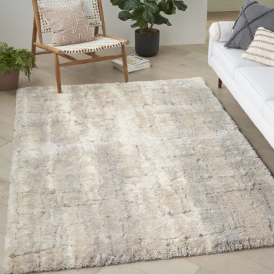 Nourison Luxurious Shag Abstract Textures Area Rug 1 Nourison Luxurious Shag Abstract Textures Area Rug