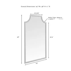 Aimee Wall Mirror Oil Rubbed Bronze - Crosley -Adesso Store GUEST 55f469f2 d6d1 472c a3f1 9db2949ad28a