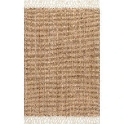 Hand Woven Raleigh White Rug - NuLOOM 8 Hand Woven Raleigh White Rug - NuLOOM - Image 8