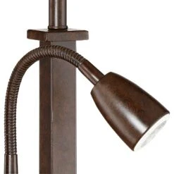 Possini Euro Design Possini Euro Deacon Bronze Gooseneck Lamps With USB And Outlet Set Of 2 -Adesso Store GUEST 56bb239e 6aa2 40e4 8343 4fdc6d0484c8