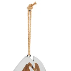 Set Of 3 Wood Fish Wall Decors With Hanging Rope White - Olivia & May -Adesso Store GUEST 57baae3e 6da8 47f4 ba0a 4cd5d4391a10