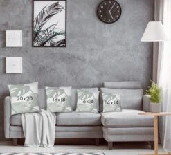 Monstera On Grey By Tanya Shumkina Throw Pillow - Americanflat -Adesso Store GUEST 57eadd21 f161 48ca 82b0 d7dad713a38d