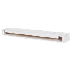 Country Living Hatteras Floating Farmhouse Mantel Shelf In Whitewash -Adesso Store GUEST 5844bcd4 a885 4530 8706 9438958ae3e8