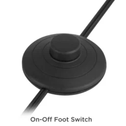 360 Lighting Rayna Mid Century Modern Downbridge Floor Lamp 61 1/2" Tall Black Gold Metal Off White Linen Drum Shade For Living Room Reading Bedroom -Adesso Store GUEST 5a6101ce b790 4952 9185 aaecadfd32c7