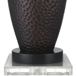 Franklin Iron Works Kaly Rustic Table Lamps With Square Risers 25" High Set Of 2 Oil Rubbed USB Charging Port Bronze Drum Shade For Living Room Desk 6 Franklin Iron Works Kaly Rustic Table Lamps With Square Risers 25" High Set Of 2 Oil Rubbed USB Charging Port Bronze Drum Shade For Living Room Desk -Adesso Store GUEST 5a998ad3 2578 4574 983c d495916aea4a