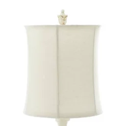 Polystone Buffet Lamp With Drum Shade White - Olivia & May -Adesso Store GUEST 5ac1b3bf af43 43b9 b0fd ecef1b491367