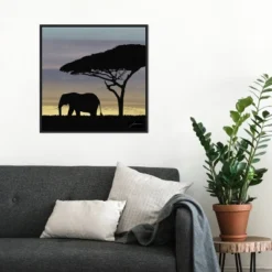 22" X 22" Savanna Elephant I By James Burghardt Framed Canvas Wall Art Black - Amanti Art 13 22" X 22" Savanna Elephant I By James Burghardt Framed Canvas Wall Art Black - Amanti Art -Adesso Store GUEST 5bc3dbb4 4c0b 48ad 859c 22c7c18a520a