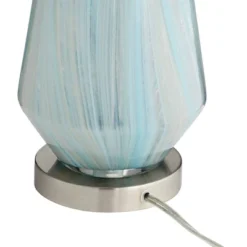 Possini Euro Design Jaime Coastal Table Lamp With Round White Marble Riser 26" High Blue Gray Drum Shade For Bedroom Living Room Office House Home 10 Possini Euro Design Jaime Coastal Table Lamp With Round White Marble Riser 26" High Blue Gray Drum Shade For Bedroom Living Room Office House Home -Adesso Store GUEST 5c91e6df 7d03 4503 9c8f b11389121029
