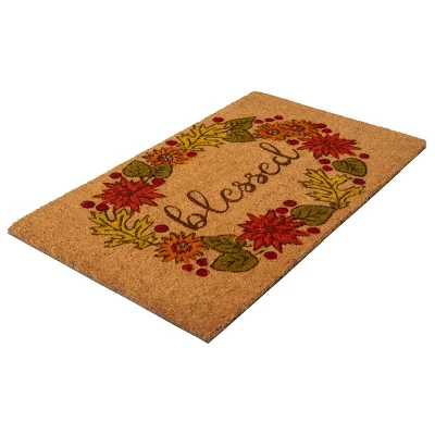 1'4" X 2'4" Blessed Indoor/Outdoor Coir Doormat - Entryways 4 1'4" X 2'4" Blessed Indoor/Outdoor Coir Doormat - Entryways - Image 4