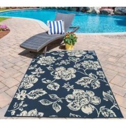 2'3"x4'6" Baja Poet Accent Rug Navy - Momeni -Adesso Store GUEST 5e1ff269 1a52 4221 835b 43b14d906bea