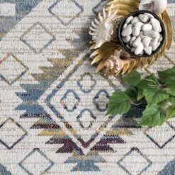 NuLOOM Kajal Machine Washable Southwestern Geometric Area Rug -Adesso Store GUEST 5e4be757 21c3 4c5a a419 546f8930a3d4