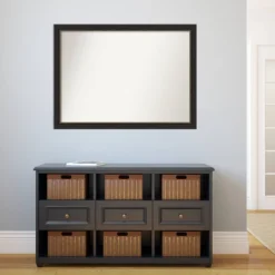 42" X 31" Non-Beveled Accent Bronze Narrow Wall Mirror - Amanti Art -Adesso Store GUEST 5e977428 705f 4cbc 8521 c4a944a43181