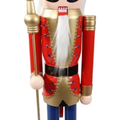 Sunnydaze Decor Sunnydaze Arnold The Strong Indoor Decorative Traditional Christmas Wooden Nutcracker Statue, 48-Inch -Adesso Store GUEST 5e9d299d 5c2c 47f3 a5e9 9682d34615b8