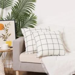 Unique Bargains Linen Decorative Modern Sofa Home Bedroom Throw Pillow Case 2 Pcs -Adesso Store GUEST 5f7a3ea3 eec7 4aba 8d66 03193b296d88