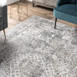 NuLOOM Lola Distressed Medallion Area Rug 17 NuLOOM Lola Distressed Medallion Area Rug -Adesso Store GUEST 5f80e288 9900 4e4d a541 f29fc5296207