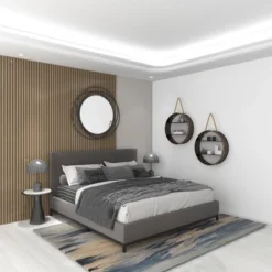 Metal Round 2 Shelf Wall Shelf With Hanging Rope Black - Olivia & May -Adesso Store GUEST 5f9083be d029 4317 8b99 80beacd33cc6