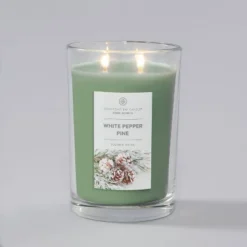 19oz Jar Candle White Pepper Pine Home Scents - Chesapeake Bay Candle -Adesso Store GUEST 5f933975 43b5 4322 9b16 ccb05fd66ecd