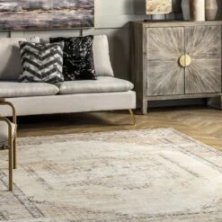 NuLOOM Glenda Machine Washable Faded Medallion Area Rug -Adesso Store GUEST 5fe6d77b 2118 4b03 b451 2f2a0bca8c12