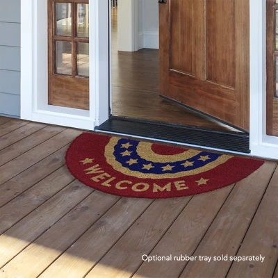 Briarwood Lane Patriotic Bunting Coir Doormat Natural Fiber Red White & Blue Outdoor 30" X 18" 1 Briarwood Lane Patriotic Bunting Coir Doormat Natural Fiber Red White & Blue Outdoor 30" X 18"