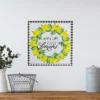 Northlight White And Black Gingham "When Life Gives You Lemons" Decorative Wall Art 13.75"