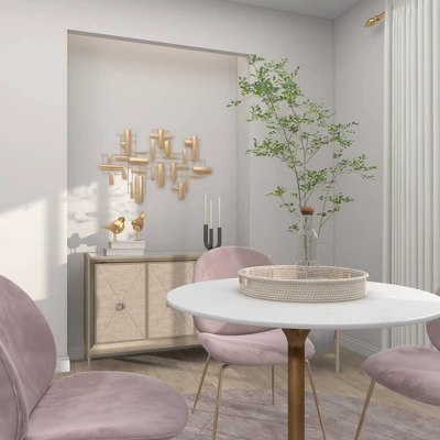 Contemporary Metal Abstract Wall Decor Gold - CosmoLiving By Cosmopolitan 11 Contemporary Metal Abstract Wall Decor Gold - CosmoLiving By Cosmopolitan - Image 11