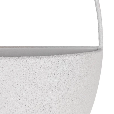 Textured Wall Pocket Gray Metal - Foreside Home & Garden 4 Textured Wall Pocket Gray Metal - Foreside Home & Garden - Image 4