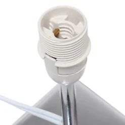 Mini Table Lamp With Squared Empire Fabric Shade Blue - Simple Designs -Adesso Store GUEST 6c5c6feb 19d5 484b a3c3 ad78eb9d9570