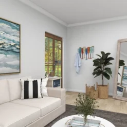 Metal Paddle Indoor Outdoor Distressed Oar Shaped 8 Hooks Wall Hook - Olivia & May