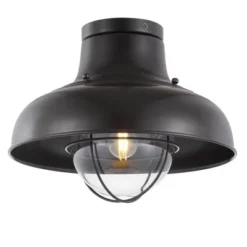 13" LED Metal Semi Flush Mount - Jonathan Y -Adesso Store GUEST 70b96208 ef33 4b69 a7e2 dc93dd8f8597